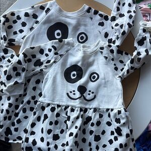 Stella McCartney Kids Dalmatian Print  Sweatshirt dress
